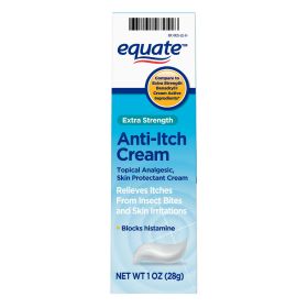Equate Extra Strength Anti-Itch and Skin Protectant Cream;  1 Ounce
