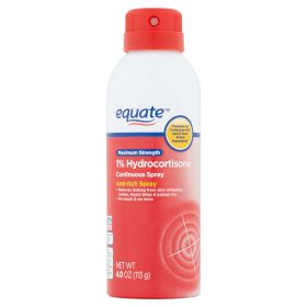 Equate Maximum Strength Anti-Itch Continuous Spray;  4.0 oz