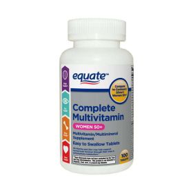 Equate Complete Multivitamin/Multimineral Supplement Tablets;  Women 50+;  100 Count