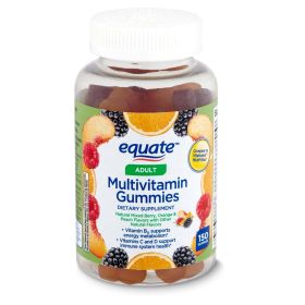 Equate Adult Once Daily Multivitamin Gummies Dietary Supplement;  150 Count