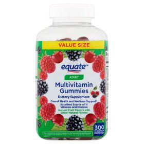 Equate Vegetarian Adult Multivitamin Gummies;  300 Count