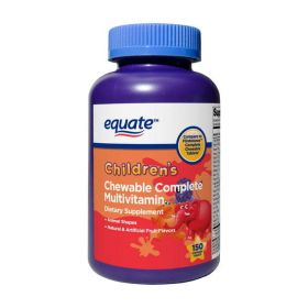 Equate Children's Chewable Complete Multivitamin Tablets;  150 Count