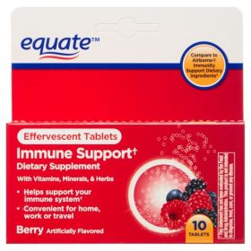 Equate Immune Support Dietary Supplement;  Berry;  10 Count