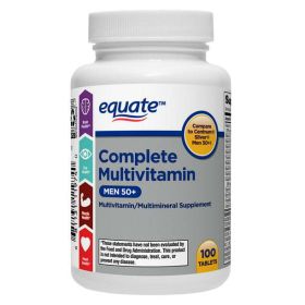 Equate Complete Multivitamin/Multimineral Supplement Tablets;  Men 50+;  100 Count