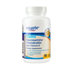 Equate Triple Strength Glucosamine Chondroitin Plus Vitamin D Tablets;  80 Count