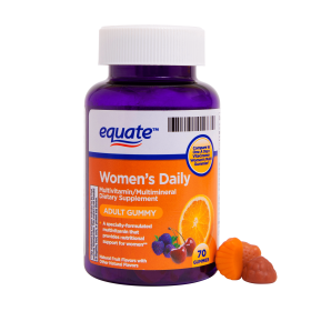 Equate Once Daily Women's Multivitamin Gummies;  70 Count