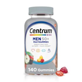 Centrum Multigummies for Men 50 Plus;  Multivitamin/Multimineral Supplement;  140 Count