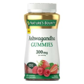Nature's Bounty Ashwagandha Gummies;  Mixed Berry;  300 mg;  60 Count