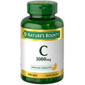 Nature's Bounty Vitamin C Caplets;  1000 mg;  100 Count
