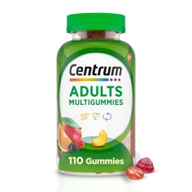 Centrum Multigummies Gummy Multivitamin for Adults Multimineral Supplement;  110 Count