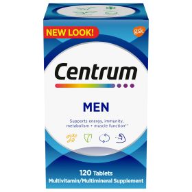 Centrum Multivitamin/Multimineral Supplement for Men With Vitamin D3;  120 Count