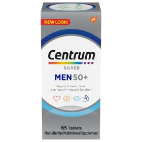 Centrum Silver Multivitamin for Men 50 Plus Multimineral Supplement;  65 Count