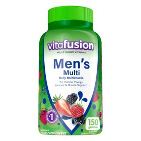 Vitafusion Adult Gummy Vitamins;  Men's Daily Multivitamin;  Berry Flavored;  150 Count