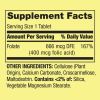 Spring Valley Folate Dietary Supplement Tablets, 400 mcg, 250 Count