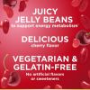 Nature's Bounty Vitamin B12 for Energy Metabolism Jelly Beans;  Cherry;  80 Count