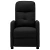 Electric Massage Recliner Black Fabric