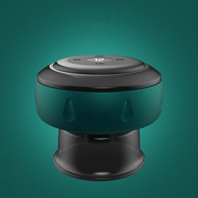 Electric Cupping Machine Push-button Vacuum Gua Sha Machine Wireless Charging (Option: Green-12speed digital)