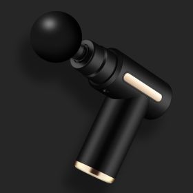 Fascia Gun Vibration Model Home Muscle Relaxer Home Fitness Vibration Massager (Option: Key Black-USB)