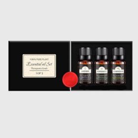 Single Essential Oil Set 10ml Single Essential Oil Plant Aroma Tea Tree (Option: Three pack)
