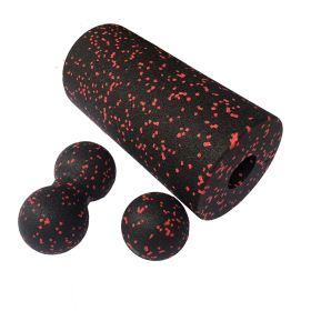 Yoga Column Peanut Ball EPP Foam Shaft (Option: Black red)