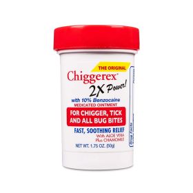 Chiggerex First Aid Medicated Ointment for Chiggers and Bug Bites, 1.75 oz (Brand: Chiggerex)