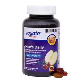 Equate Once Daily Men's Multivitamin Gummies;  150 Count (Brand: Equate)