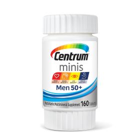 Centrum Silver Multivitamin for Men 50 Plus and Mineral Supplement Tablets;  160 Count (Brand: Centrum)